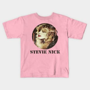 Stevie Nicks-Brush Frame Retro Kids T-Shirt